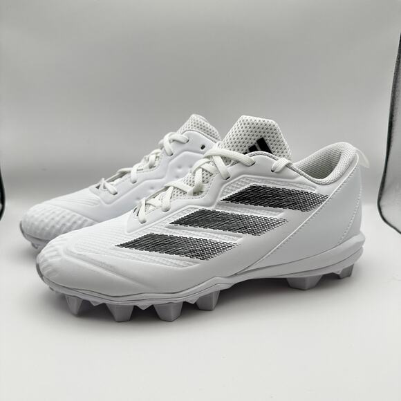 Adidas Adizero MD IF3366 Wms 9.5 White/Black Softball Cleats - Picture 1 of 9